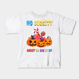 No diggity about to bag it up Kids T-Shirt